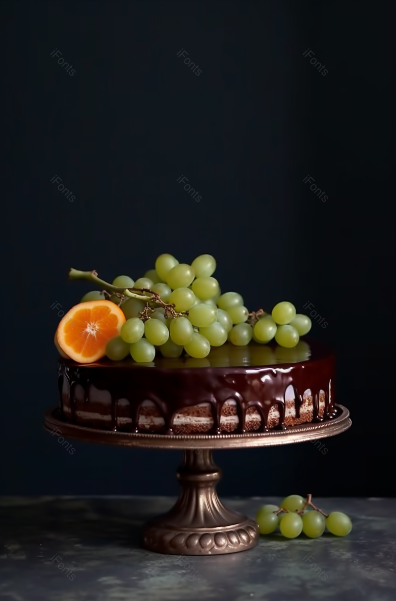 美味甜食巧克力水果蛋糕摆拍摄影图,高清,摄影图,摄影图片,图片大全,摄影图免费下载